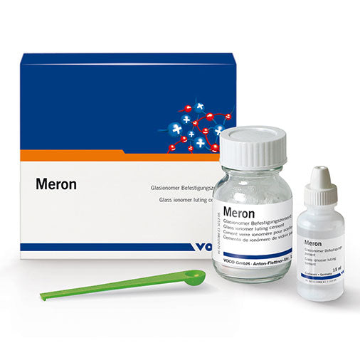 Voco 1090 Meron Glass Ionomer Luting Dental Cement Set Mini Powder & Liquid Voco 1090 Meron Glass Ionomer Luting Dental Cement Set Mini Powder & Liquid